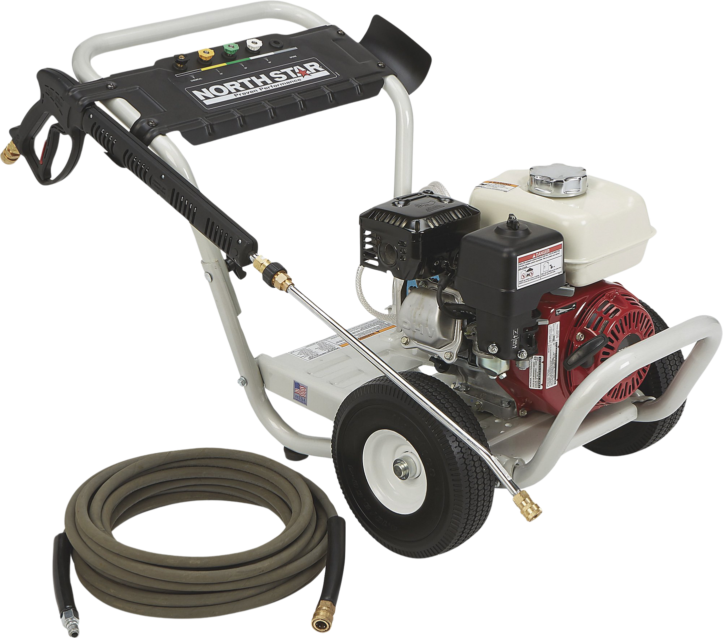 NorthStar Pressure Washer 3300 PSI 2.5 GPM Honda GX200 CAT Pump Aircraft Grade Aluminum Gas 157132 New