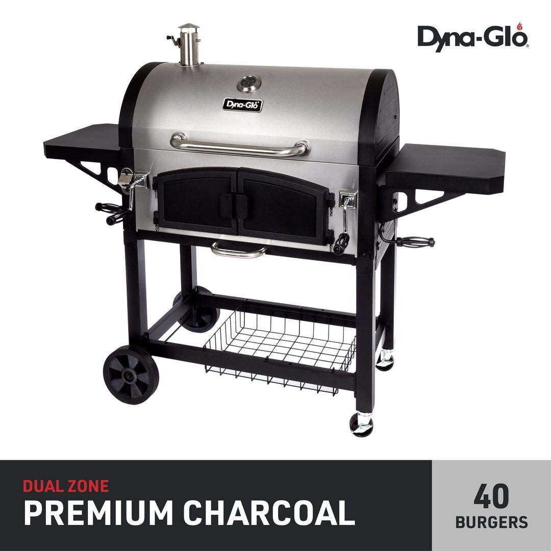 Dyna-Glo Premium Dual Chamber Charcoal Grill