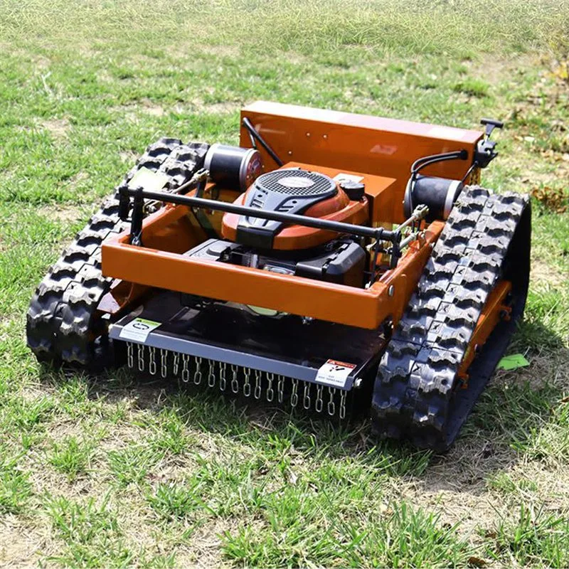 OVK Heavy-Duty 6HP Commercial Gas-Powered Remote-Controlled Robotic Lawn Mower (SAK72580)