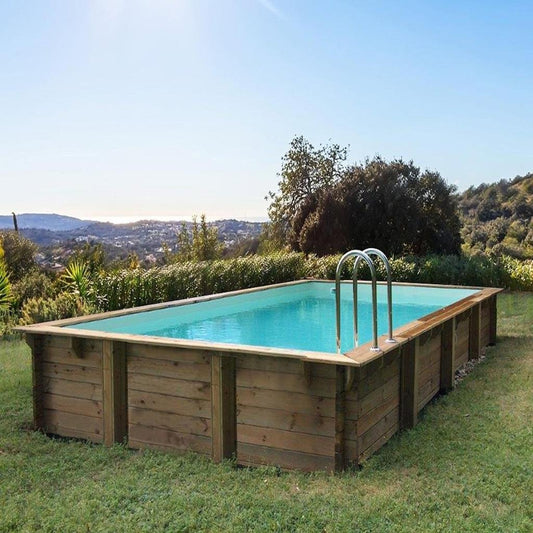 Piscine bois en kit rectangle Tampa