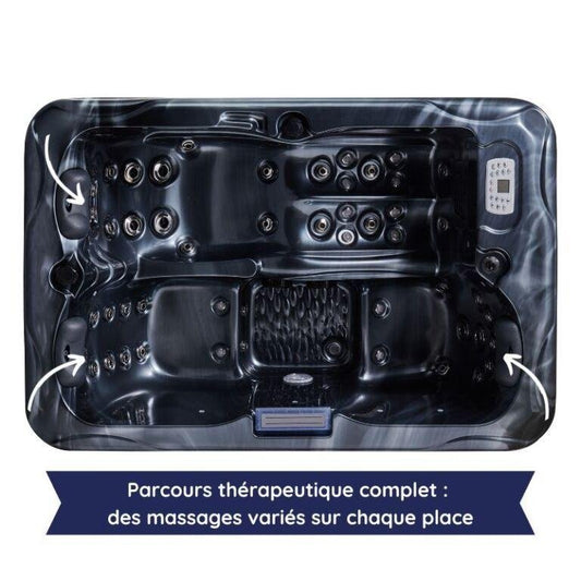 Spa Jacuzzi 3 Places 2 Places Assises Spa Alina Manille