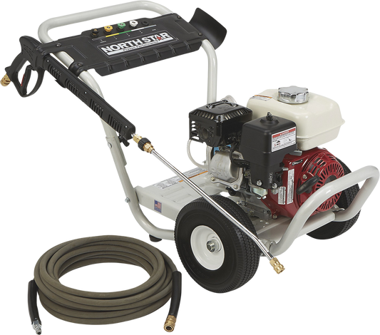 NorthStar Pressure Washer 3300 PSI 2.5 GPM Honda GX200 CAT Pump Aircraft Grade Aluminum Gas 157132 New