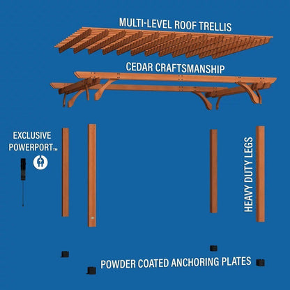 16X12 BEAUMONT PERGOLA