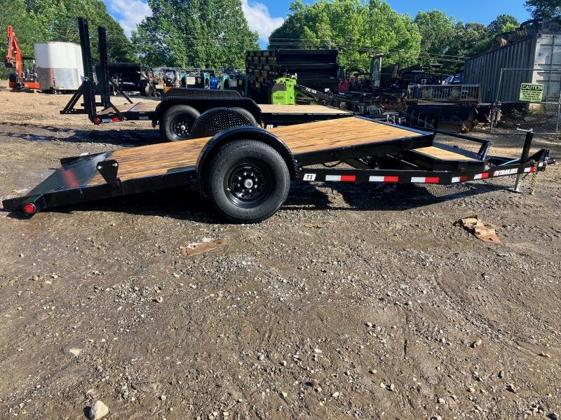 7 X 16 Interstate Full Bed Single Axle Tilt 7K Trailer