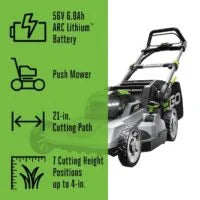 EGO POWER+ LM2114 21″ Brushless Push Lawn Mower Kits.