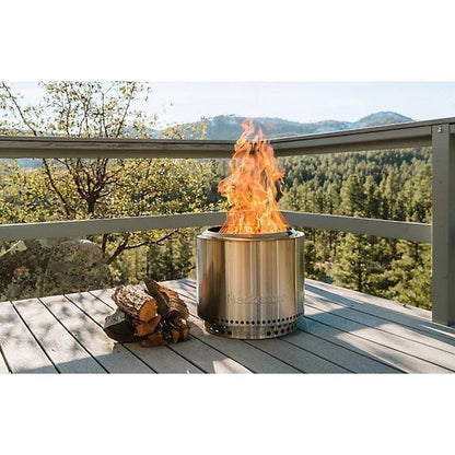 Solo Stove 19.5 in. Bonfire 2.0 Wood-Burning Fire Pit with Stand and Shelter