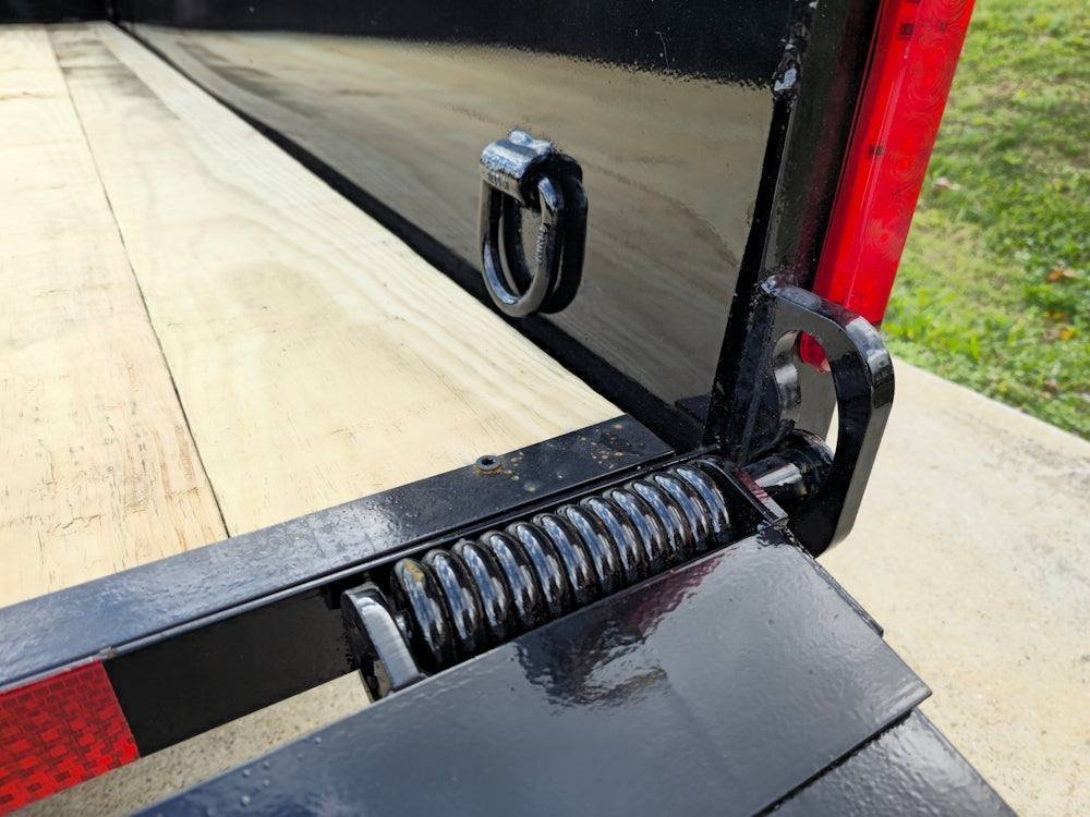 5′ X 10′ Utility Trailer Straight Deck 18″ Sides Tall Gate