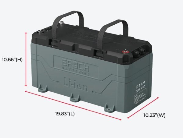 36V 100AH Marine Lithium Battery For Trolling Motors – Bluetooth and Heating Feature | Restocking by July 12 2025