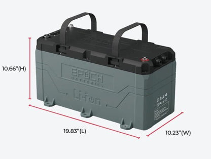 36V 100AH Marine Lithium Battery For Trolling Motors – Bluetooth and Heating Feature | Restocking by July 12 2025