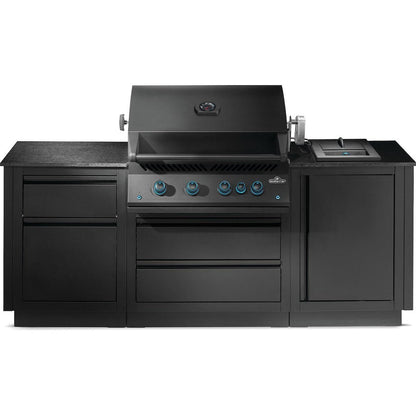 Napoleon OASIS 301 Outdoor Kitchen Island w/ Side Burner & 700 Series 32 Grill Head