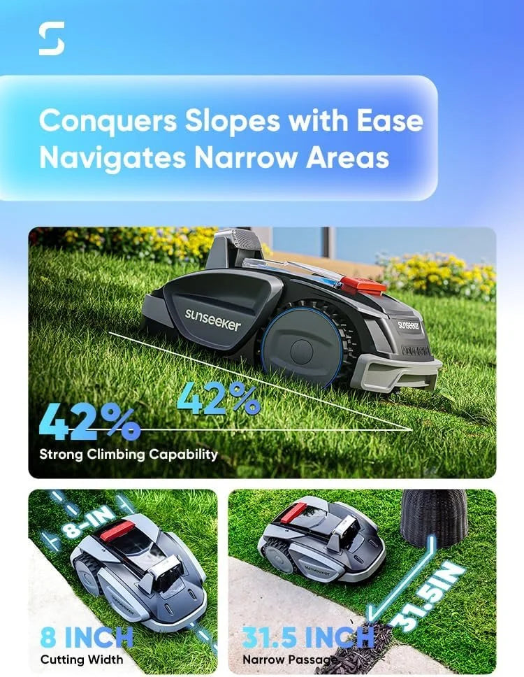 Sunseeker V3 Quiet Lawn Mowers.