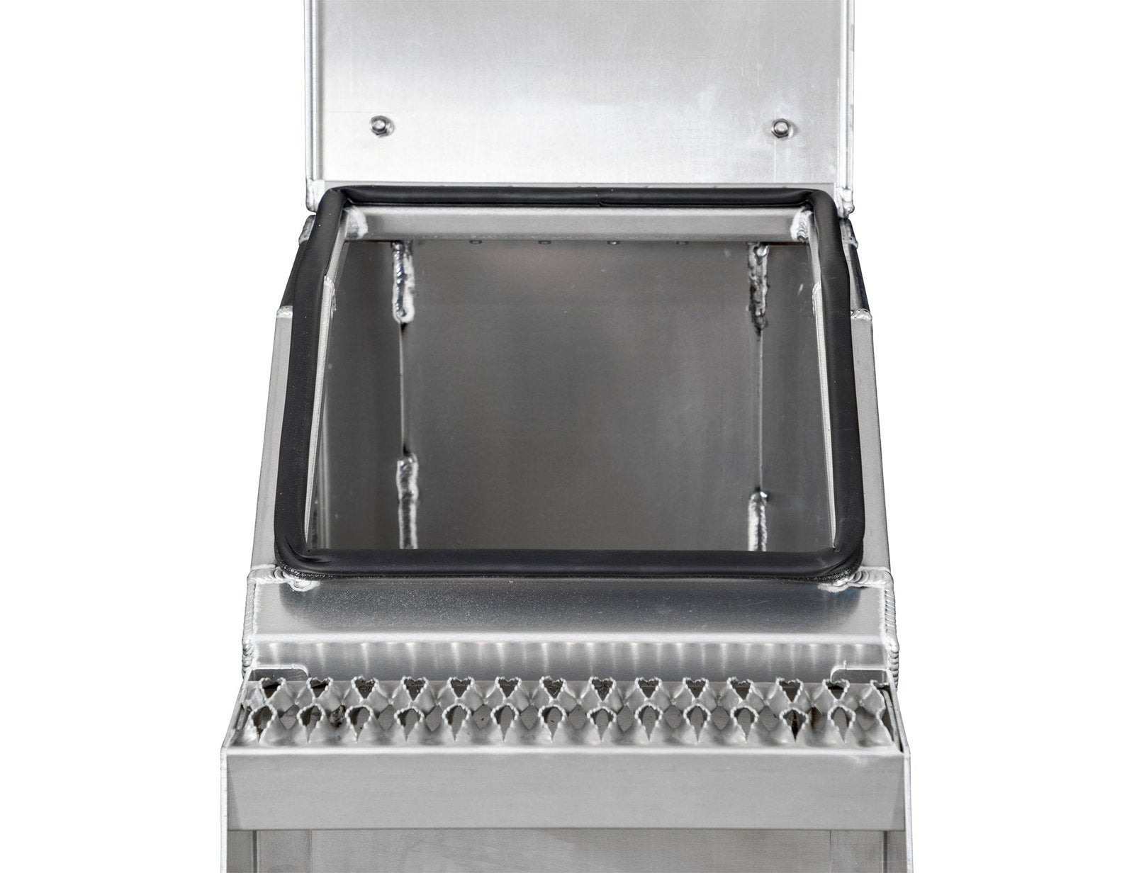 Buyers Products 28-in x 24-in x 19-in Smooth Aluminum Step Box Truck Tool Box 1705285