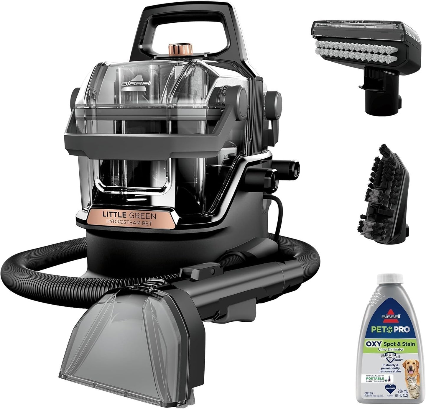 BISSELL Little Green HydroSteam 3618 Portable Carpet & Upholstery Cleaner
