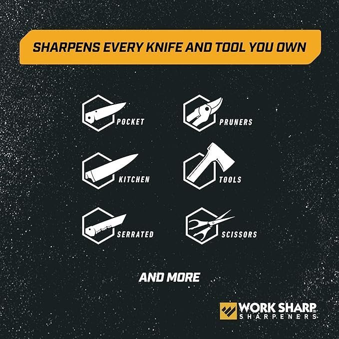 Work Sharp MK2 Professional Electric Knife and Tool Sharpener – Adjustable Tool and Knife Sharpening System