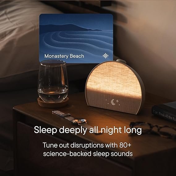 Hatch Restore 3 Sunrise Alarm Clock, Sound Machine, Smart Light (Putty) – White Noise, Screen-Free Sleep Routine