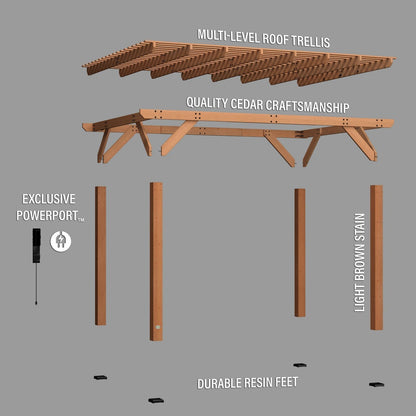 14×10 Delray Pergola