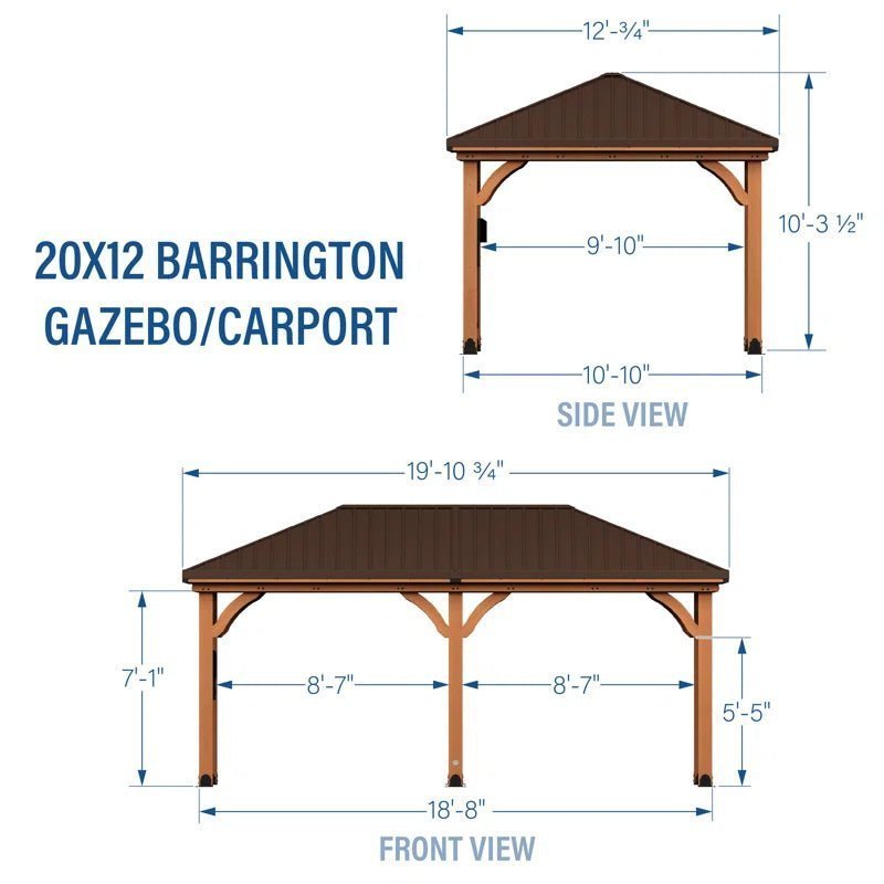 20 x 12 Barrington Gazebo