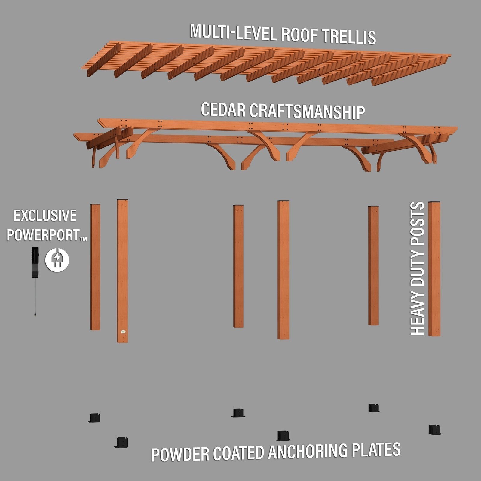 20×12 Beaumont Pergola
