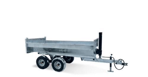 Badger 4’x8′ Farm Dump Trailer – 6,000# GVWR