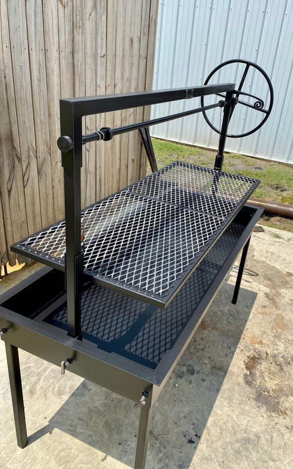 Collapsible Charcoal Catering Grill 60″ x 24″ Stainless Steel