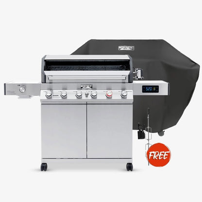 Monument Grills Denali 605Pro Stainless Smart Propane Gas Grill