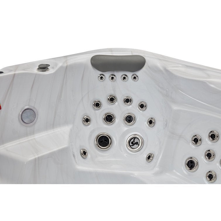 Danika 5-person 68-jet Hot Tub With Bluetooth In Gray