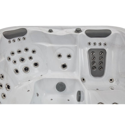 Danika 5-person 68-jet Hot Tub With Bluetooth In Gray