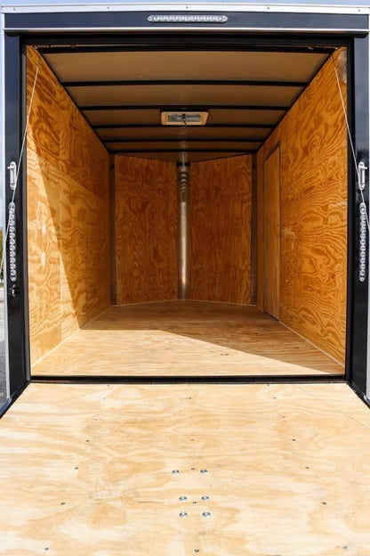 Small Black Enclosed Trailer