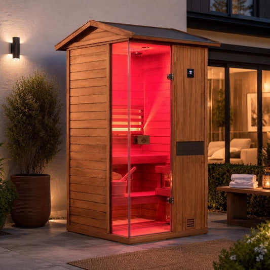 Solid Outdoor Steam Sauna – 2 Person | Model 702VS