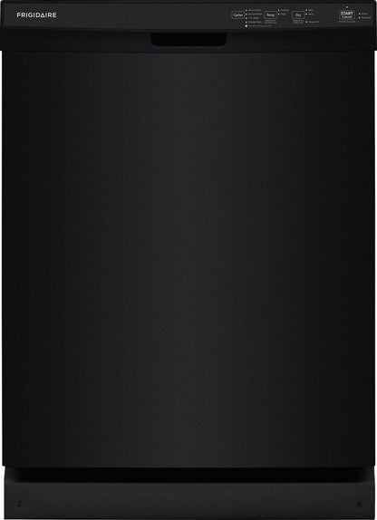 Frigidaire 24″ Built-In Dishwasher, Front Control, Black
