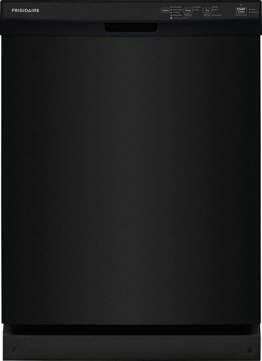 Frigidaire 24″ Built-In Dishwasher, Front Control, Black