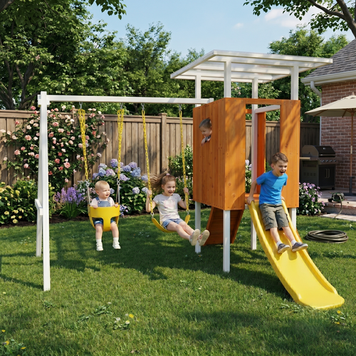 Avenlur Forest Small Outdoor Toddler Swing Set