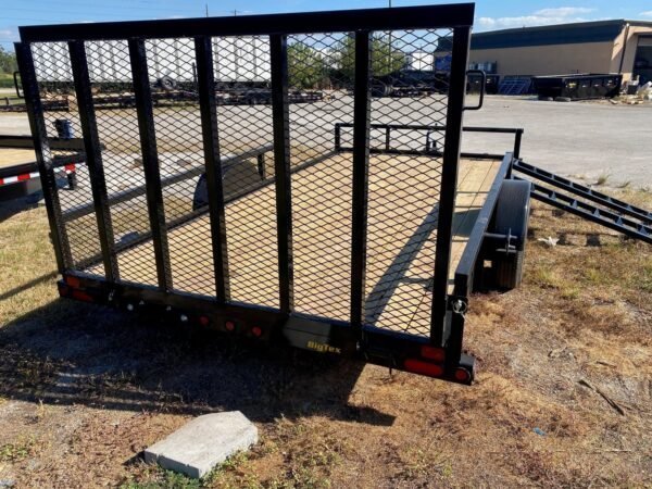 Big Tex 35SA-14BKRSX Single Axle ATV Trailer 83″x14′ Black