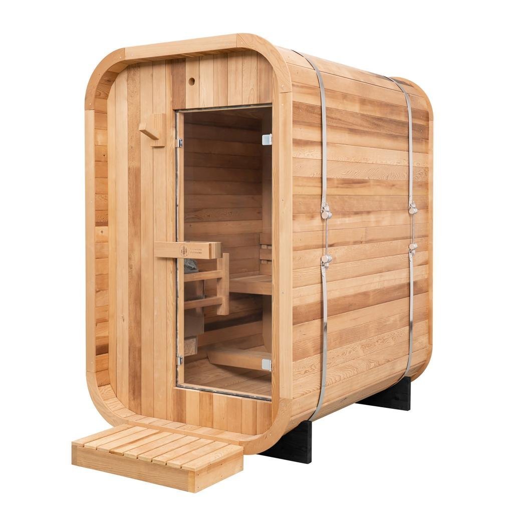 Redwood Outdoors Outdoor Sauna 2-Person Duo Traditional Finnish Sauna Kit