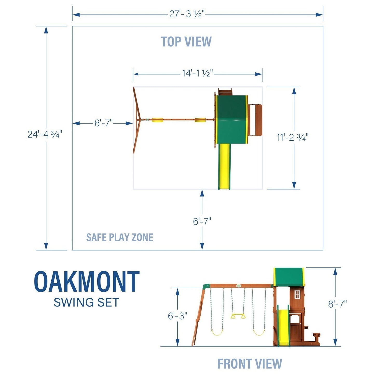 Oakmont Swing Set