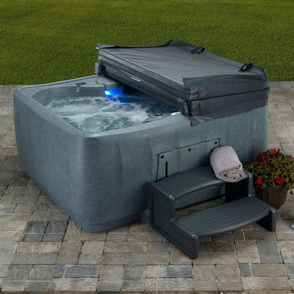 Premium AR150 4-Person 12-Jet Plug & Play Hot Tub with Ozone, powered By Jacuzzi Pumps