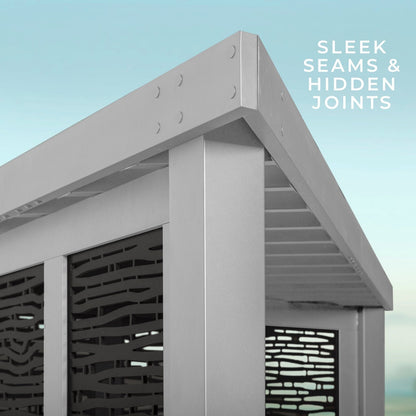 Richmond Modern Steel Cabana Pergola