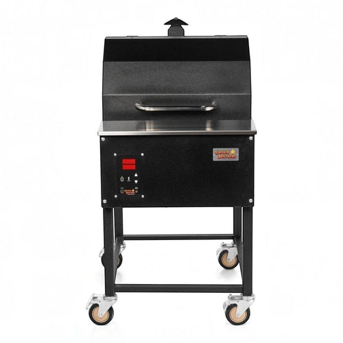 Smokin Brothers Premier Plus Black 24 In. Pellet Grill