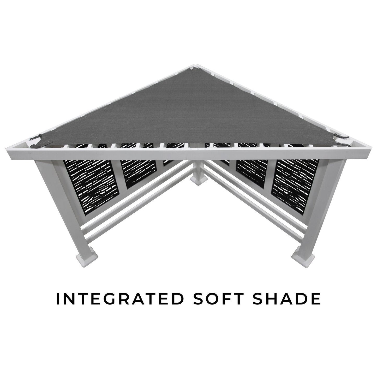 Richmond Modern Steel Cabana Pergola
