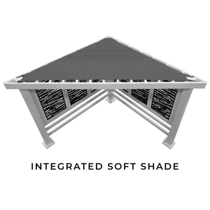 Richmond Modern Steel Cabana Pergola