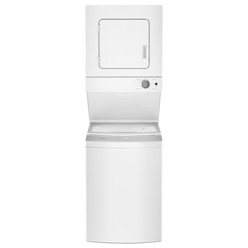 Whirlpool WET4024HW 24 inch White Electric Washer/Dryer Stacked Laundry Center