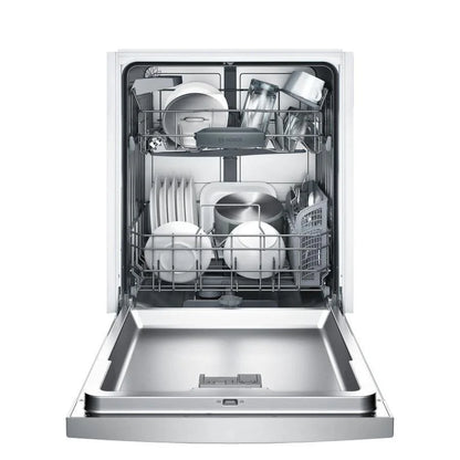 Bosch 100 Series PureDry 50-Decibel Front Control 24-in Built-In Dishwashers (Fingerprint-Resistant Stainless Steel) ENERGY STAR