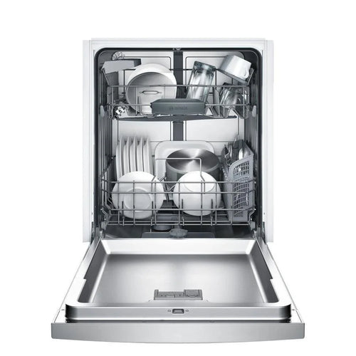 Bosch 100 Series PureDry 50-Decibel Front Control 24-in Built-In Dishwashers (Fingerprint-Resistant Stainless Steel) ENERGY STAR