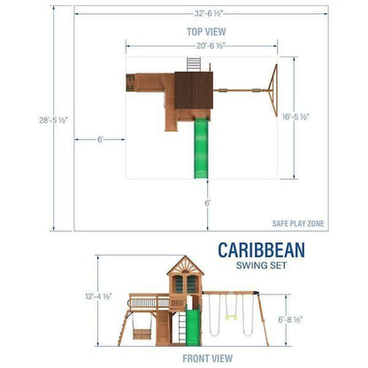Backyard Discovery Caribbean Swing Set
