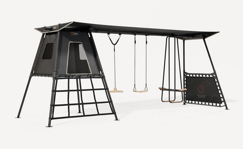 Vuly Max 2.1 C3 Swing Set With Cubby Outdoor Kids Playsets for Backyards Swing Swing and Swing