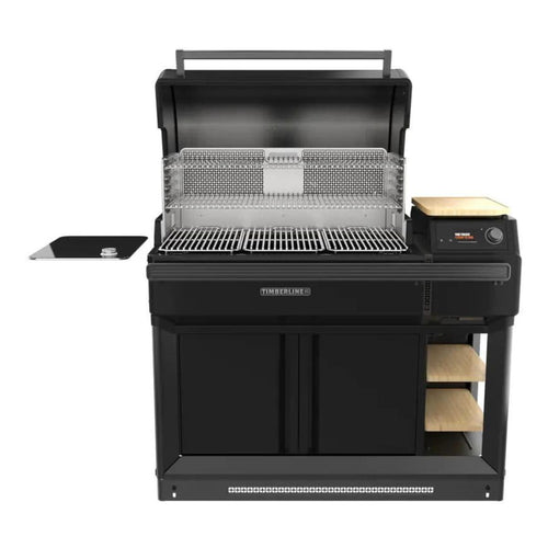 Traeger All-New Timberline XL Wi-Fi Controlled Wood Pellet Grill W/ WiFire & Built-In Trim Kit – TBB01RLG – TBB01RLG + BAC681