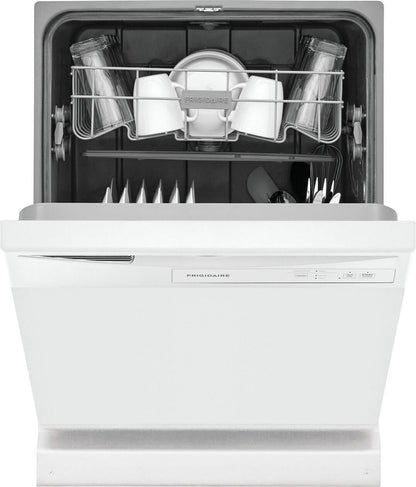 Frigidaire FDPC4221AW 24″ Built-In Dishwasher, Front Control, White