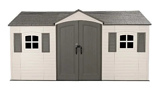 Lifetime Legacy 15×8 Plastic Storage Shed Kit w/ Floors
