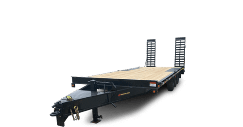 24,000 lb GVWR Deckover Equipment Float Trailer – Heavy-Duty Tandem Dual Axle