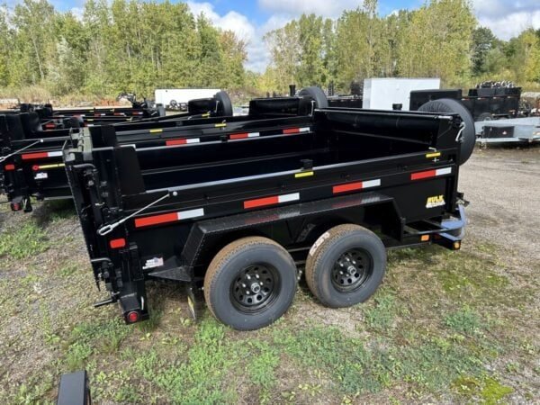 9,990# GVWR Ultra Low Pro 10′ Dump Trailer w/ Contractor Package
